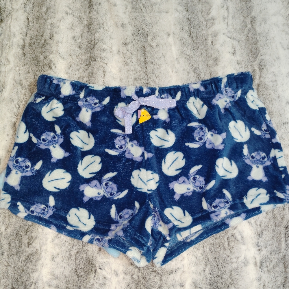 Disney Women's Stitch Minky Sleep Shorts - Picture 7 of 8